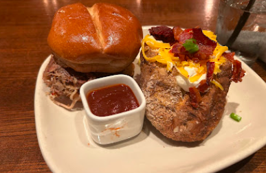 Jack Stack Barbecue signature dishes Fire-Kissed Wings
Jumbo Sandwich
Poor Russ Sandwich